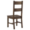 Coleman 5-piece Rectangular Dining Set Rustic Golden Brown — product view 7