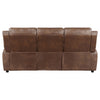 Ellington Upholstered Padded Arm Sofa Dark Brown — product view 7