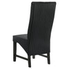 Barrand Upholstered Dining Side Chair Black (Set of 2) — product view 7