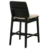 Redbridge Upholstered Counter Chair Cream and Black (Set of 2) — product view 7