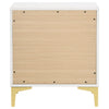 Kendall 2-drawer Nightstand White — product view 7