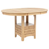 Lavon 5-piece Oval Counter Height Dining Set Light Oak — product view 7