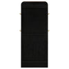 Arini Cane Weave Full Length Standing Floor Mirror Black — product view 7