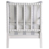 Blanchett Upholstered Bobbin Accent Chair White — product view 7