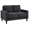 Bowen II 2-piece Upholstered Track Arm Sofa Set Steel Grey — product view 7