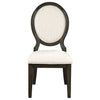 Twyla 7-piece Round Wood Dining Room Table Set Dark Cocoa — product view 7