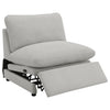 Collins 5-piece Modular Power Reclining Sectional Grey — product view 7