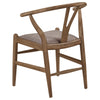 Dinah Wood Wishbone Dining Side Chair Walnut (Set of 2) — product view 7