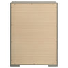 Ives 5-drawer Bedroom Chest of Drawers Grey High Gloss — product view 7
