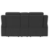 Brentwood Upholstered Reclining Loveseat Dark Charcoal — product view 7