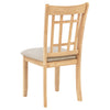 Lavon Wood Dining Side Chair Linen and Light Oak (Set of 2) — product view 7