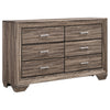 Kauffman 4-piece Queen Bedroom Set Washed Taupe — product view 7