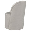 Aubrey Upholstered Barrel Dining Side Chair Beige (Set of 2) — product view 7