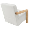 Fitzroy Boucle Upholstered Accent Arm Chair Ivory — product view 7
