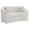 Rainn 2-piece Boucle Upholstered Sloped Arm Sofa Set Latte — product view 7
