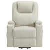 Armstrong Upholstered Power Lift Massage Recliner Ivory — product view 7