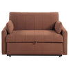 Portland Boucle Upholstered Sleeper Sofa Bed Copper — product view 7
