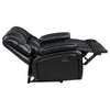 Camila Upholstered Motion Reclining Loveseat Black — product view 7