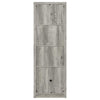 Burke 4-shelf Engineered Wood Media Tower Grey Driftwood — product view 7