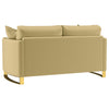 Corliss 2-piece Velvet Upholstered Sofa Set Camel — product view 8