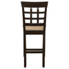 Gabriel Lattice Back Counter Chair Cappuccino (Set of 2) — product view 8