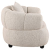 Whitney Contemporary Channel Tufted Woven Fabric Upholstered Accent Chair — product view 8