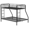 Carson Metal Twin Over Full Bunk Bed Glossy Black — product view 8