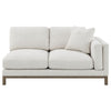 Geneva Boucle Upholstered Sectional Chaise Sofa Sand — product view 8