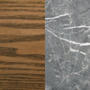 Franklin 50-inch Round Dining Table Grey and Dark Oak — product view 8