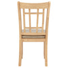 Lavon Wood Dining Side Chair Linen and Light Oak (Set of 2) — product view 8