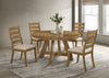 Danvers Round 54-inch Wood Dining Table Brown Oak — product view 8