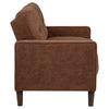 Bowen II Fabric Upholstered Track Arm Loveseat Rust — product view 8
