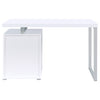 Brennan 47-inch 3-drawer Office Computer Desk White — product view 8