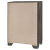 Wright 4-drawer Chest of Drawers Brown Oak — product view 8