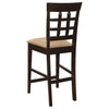 Gabriel 7-piece Square Counter Height Dining Set Cappuccino — product view 8