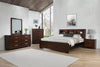 Jessica Wood Queen LED Storage Bookcase Bed Cappuccino — product view 8