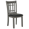 Lavon 5-piece Oval Extension Leaf Dining Set Medium Grey — product view 8