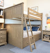 Jordan Bunk Bed — Full/Full / Weathered Sand / No Stairs