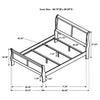Louis Philippe Wood Queen Sleigh Bed Cappuccino — product view 8
