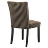 Dermott Upholstered Parson Dining Side Chair Chocolate (Set of 2) — product view 8