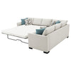 Ashford Chenille Upholstered Sleeper Sectional Sofa Greige — product view 8