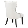 Baney Fabric Upholstered Dining Side Chair Cream and Black — product view 8