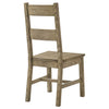Cardova Solid Wood Dining Side Chair Vineyard Oak (Set of 2) — product view 8