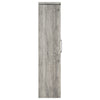 Alejo 2-door Engineered Wood Tall Cabinet Grey Driftwood — product view 8