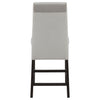 Stanton Velvet Upholstered Counter Chair Grey (Set of 2) — product view 8