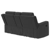 Brentwood Upholstered Reclining Loveseat Dark Charcoal — product view 8