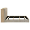 Arielle Queen Bookcase Panel Storage Bed Light Oak — product view 8