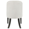 Leandro Upholstered Dining Side Chair Cream (Set of 2) — product view 8