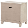 Pembroke 2-drawer Nightstand Bedside Table Washed Oak — product view 8