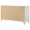 Lucia 6-drawer Dresser Cabinet White — product view 8